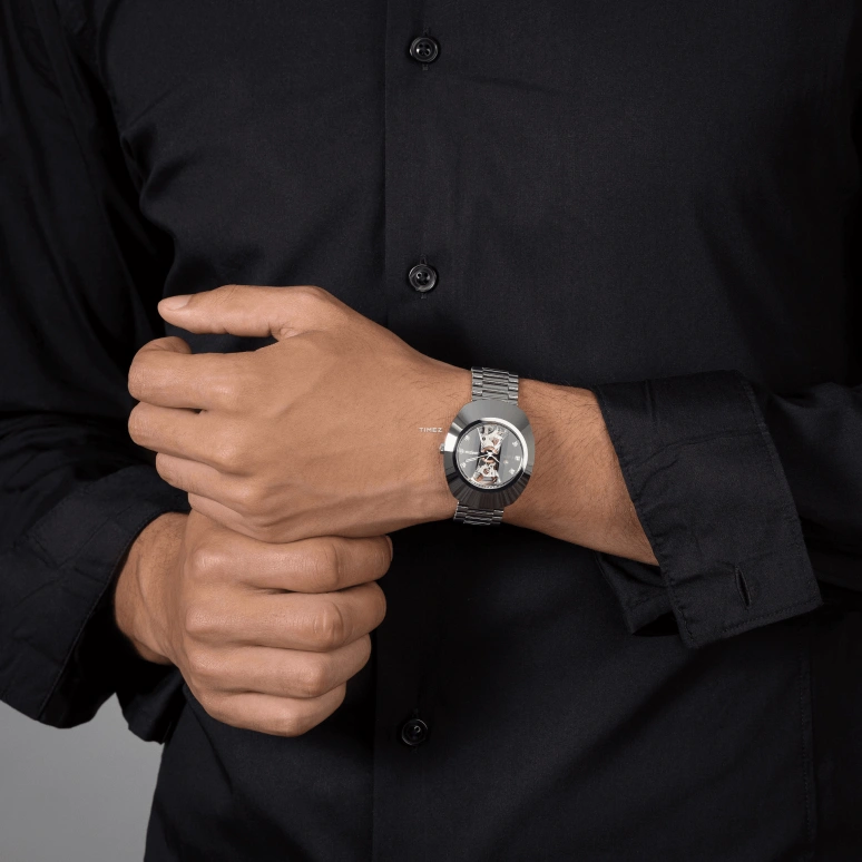 Rado,DiaStar Original 35mm,35mm,Stainless Steel,Black,Skeleton,Automatic,In-house Caliber,Sapphire,Crystal Glass,R12063103