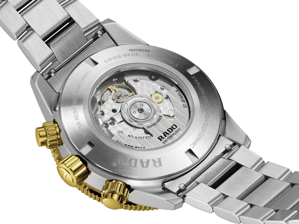 Rado,Captain Cook 43mm,43mm,Stainless Steel,Green,Automatic,Chronograph,Day,R32151318