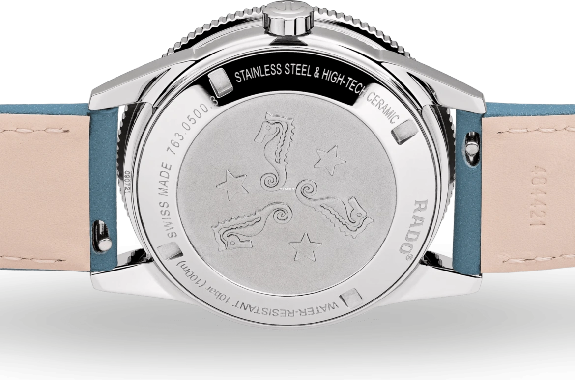 Rado,Captain Cook 37mm,37mm,Stainless Steel,Ceramic,White,Automatic,Day,80hours,R32500718