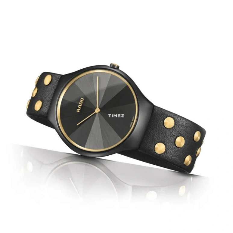 Rado,True Thinline 39mm,39mm,Ceramic,Black,Quartz,In-house Caliber,Sapphire,Crystal Glass,R27012105