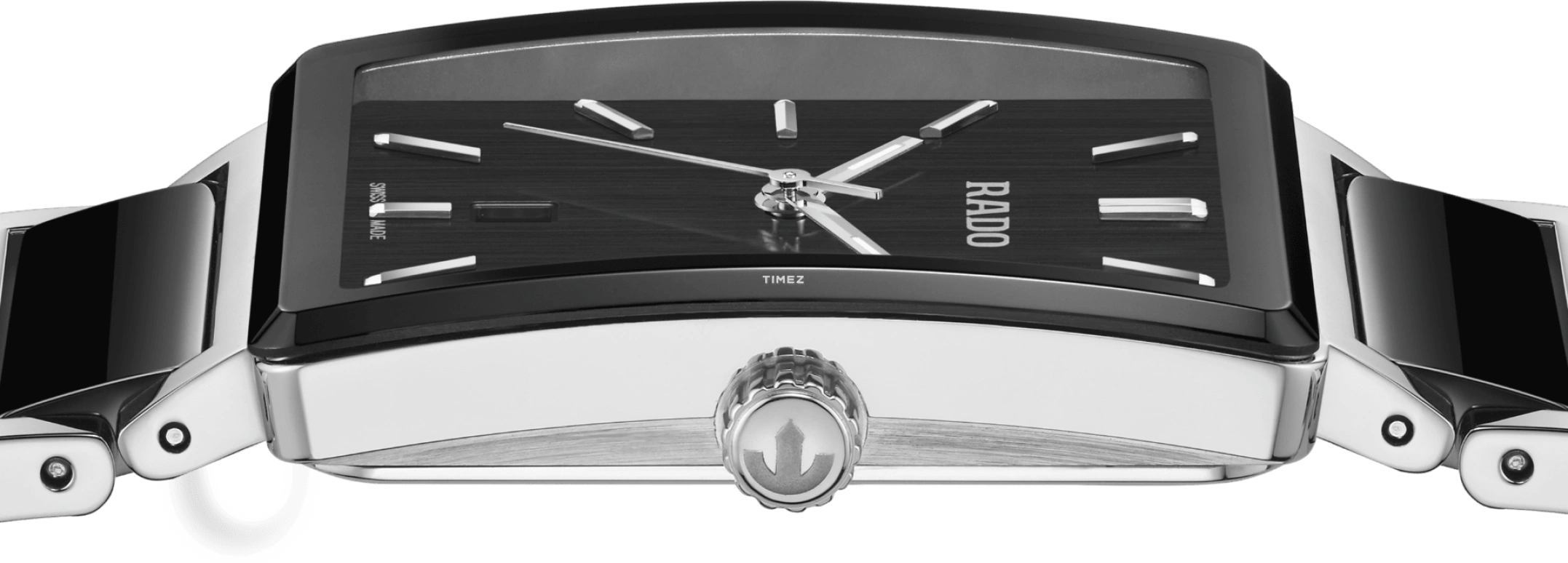 Rado,Integral 31.50mm,31.50mm,Stainless Steel,Black,Quartz,Day,In-house Caliber,R20255162