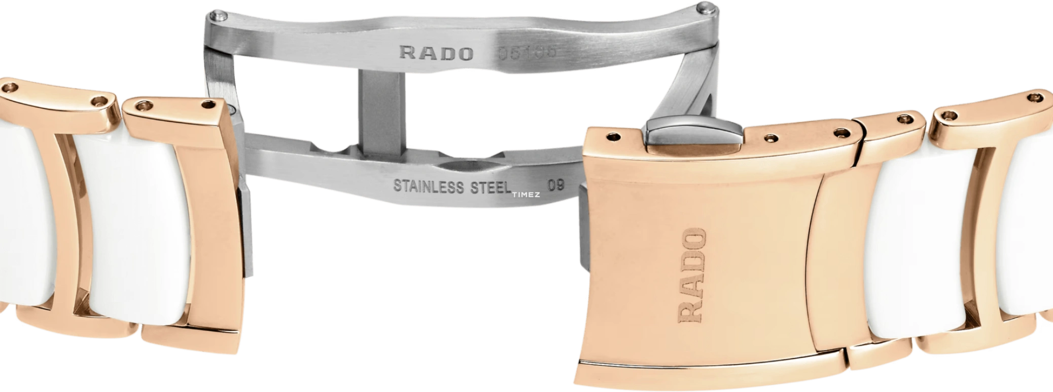 Rado,Centrix 35mm,35mm,Stainless Steel,White,Automatic,Anti-magnetic,In-house Caliber,R30029922