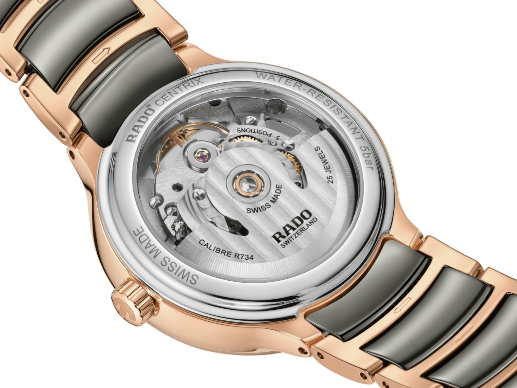 Rado,Centrix 35mm,35mm,Stainless Steel,Silver,Automatic,Anti-magnetic,In-house Caliber,R30029912