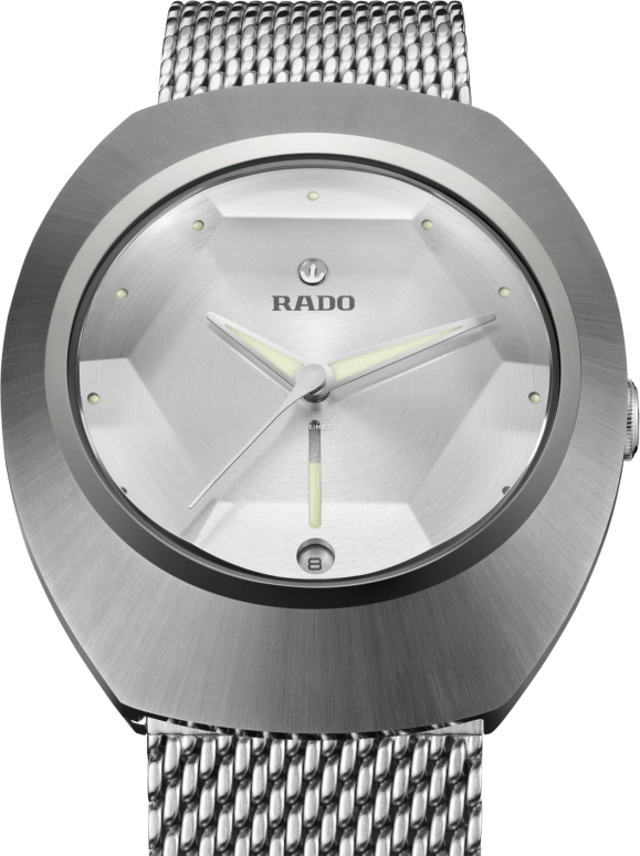 Rado,DiaStar Original 38mm,38mm,Stainless Steel,Silver,Automatic,Day,80hours,R12163118