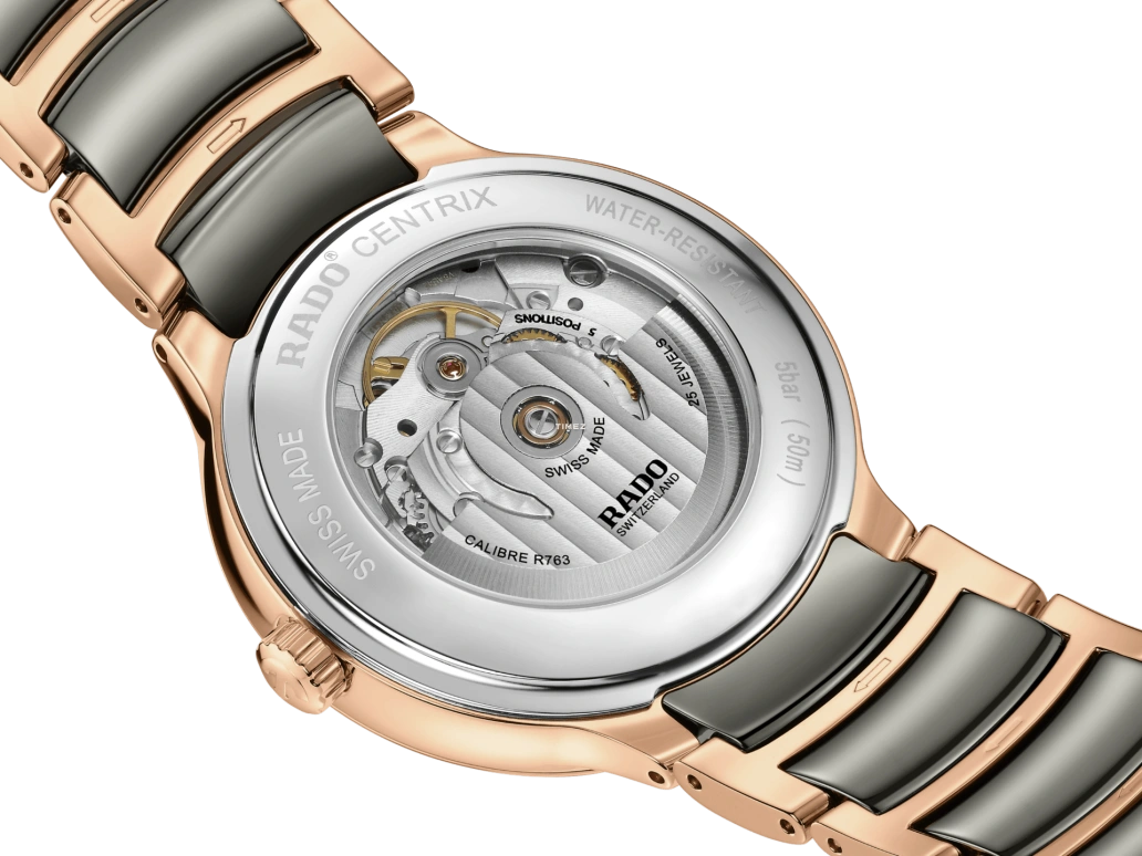 Rado,Centrix 39.50mm,39.50mm,Stainless Steel,White,Automatic,Day,Round,R30017012