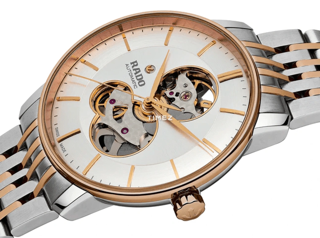 Rado,Coupole 41mm,41mm,Stainless Steel,Silver,Grey,Automatic,Sapphire,Round,R22894023