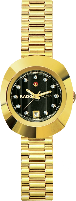 Rado,The Original 27.30mm,27.30mm,Stainless Steel,Black,Automatic,Day,44hours,R12416613