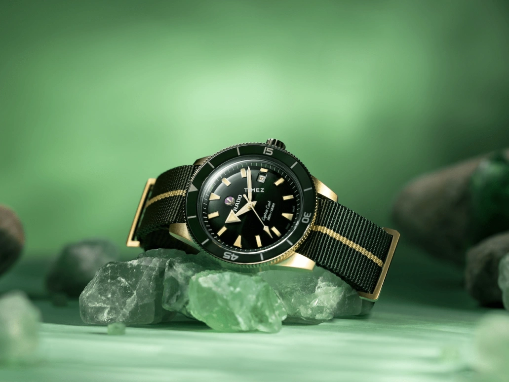 Rado,Captain Cook 42mm,42mm,Bronze,Green,Automatic,Day,In-house Caliber,R32504317