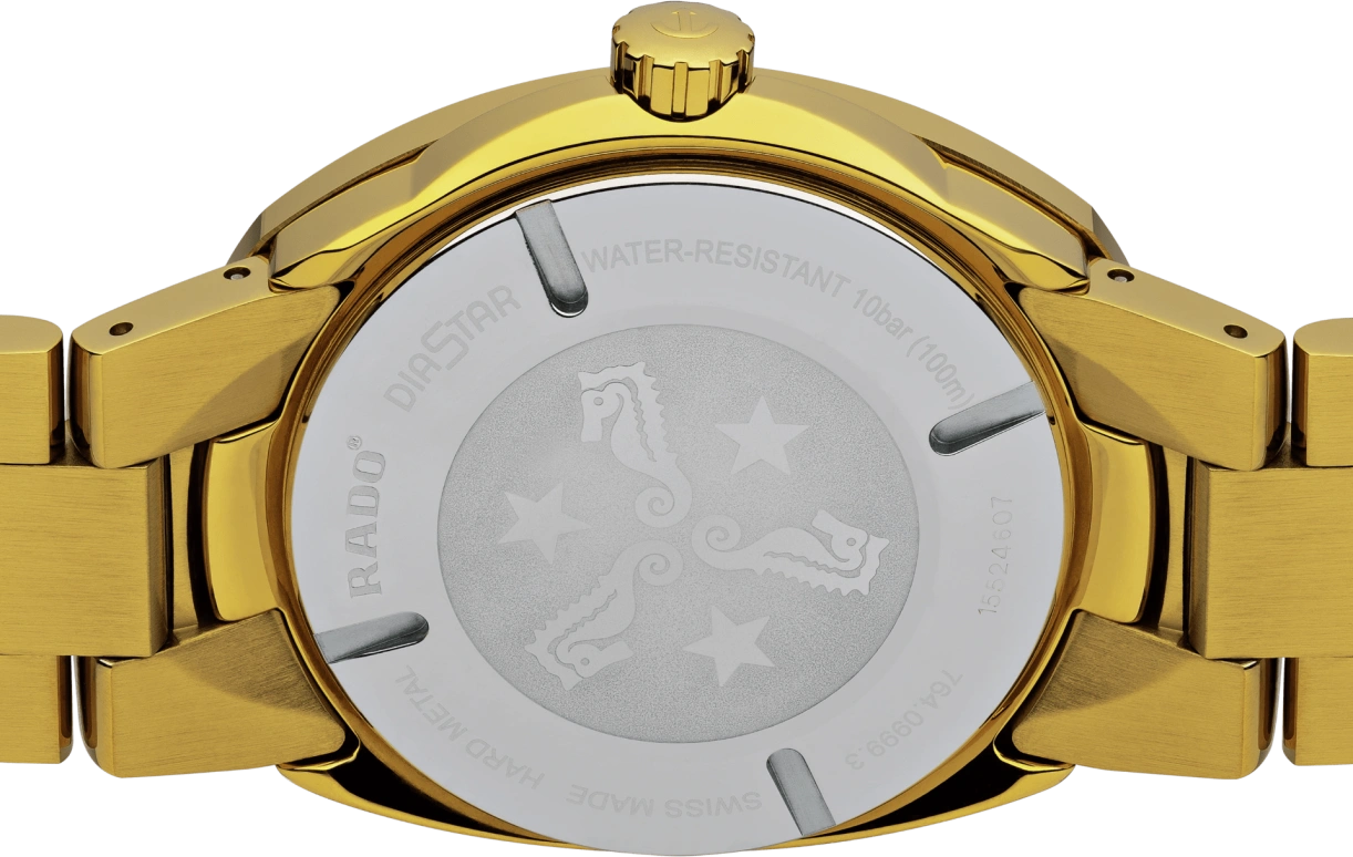 Rado,The Original 38.50mm,38.50mm,Stainless Steel,Gold,Automatic,Date,Day,R12999253