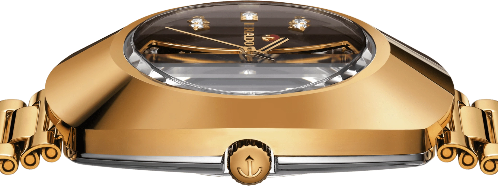 Rado,DiaStar Original 35mm,35mm,Stainless Steel,Brown,Automatic,In-house Caliber,Sapphire,Crystal Glass,R12065303