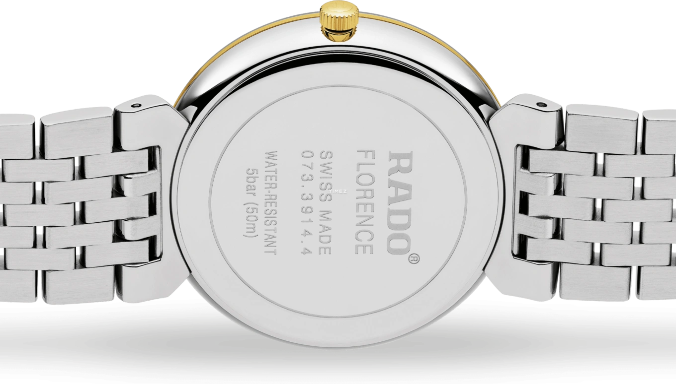 Rado,Florence 38mm,38mm,Stainless Steel,Black,Quartz,Day,In-house Caliber,R48912703