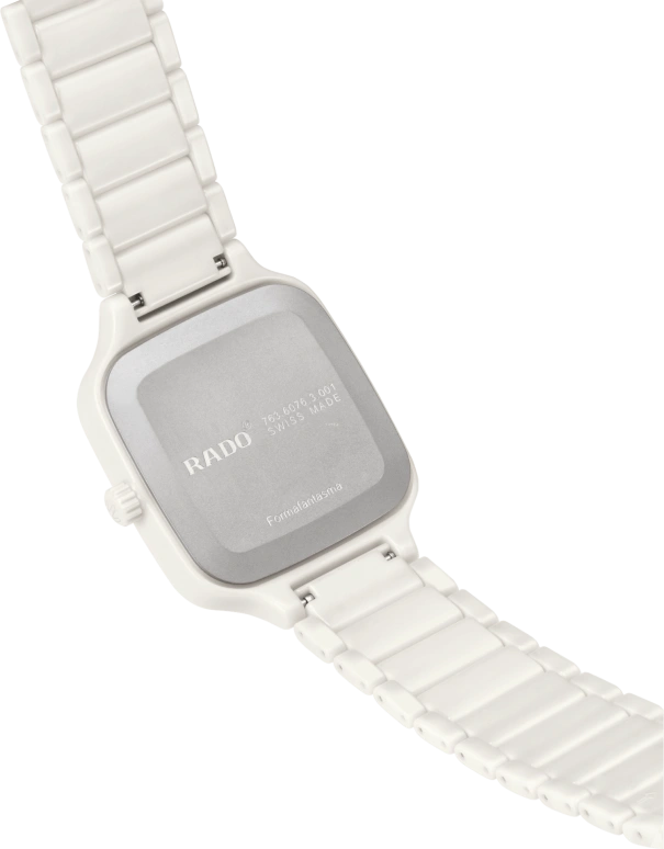 Rado,True Square 38mm,38mm,Ceramic,White,Automatic,80hours,In-house Caliber,R27076012