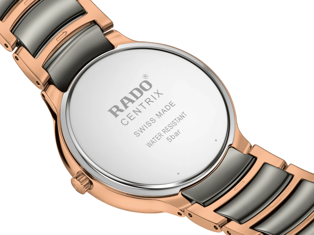 Rado,Centrix 39.50mm,39.50mm,Stainless Steel,Silver,Quartz,Day,Sapphire,Crystal Glass,R30023012