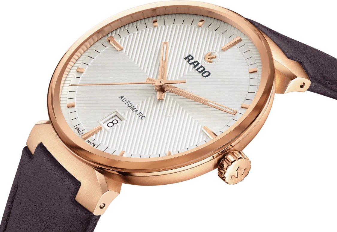 Rado,Florence 39mm,39mm,Stainless Steel,Silver White,Automatic,Day,80hours,R48905015
