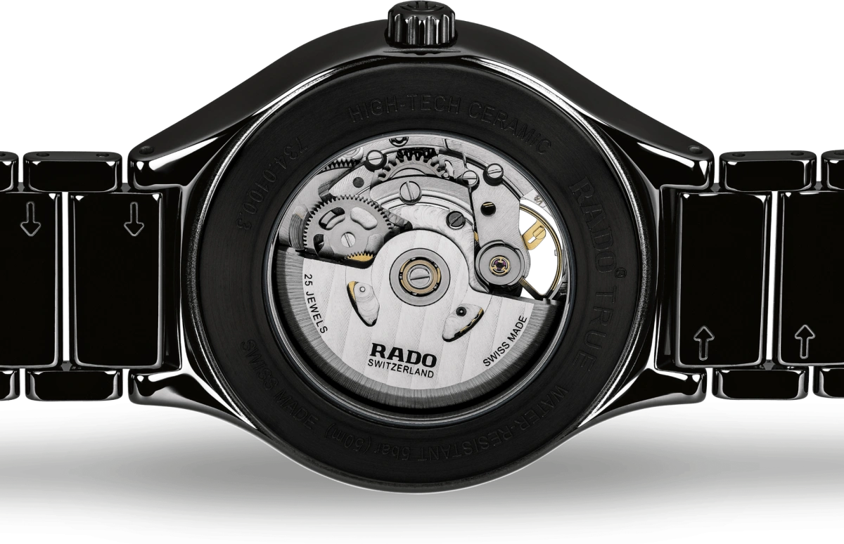 Rado,True Round 40mm,40mm,Ceramic,Black,Automatic,80hours,In-house Caliber,R27107732