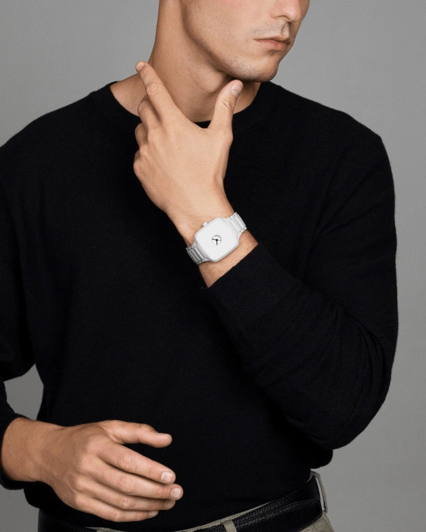 Rado,True Square 38mm,38mm,Ceramic,White,Automatic,80hours,In-house Caliber,R27076012