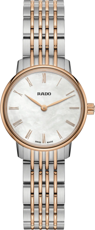 Rado,Coupole 27mm,27mm,Stainless Steel,White,Quartz,In-house Caliber,Sapphire,R22897933