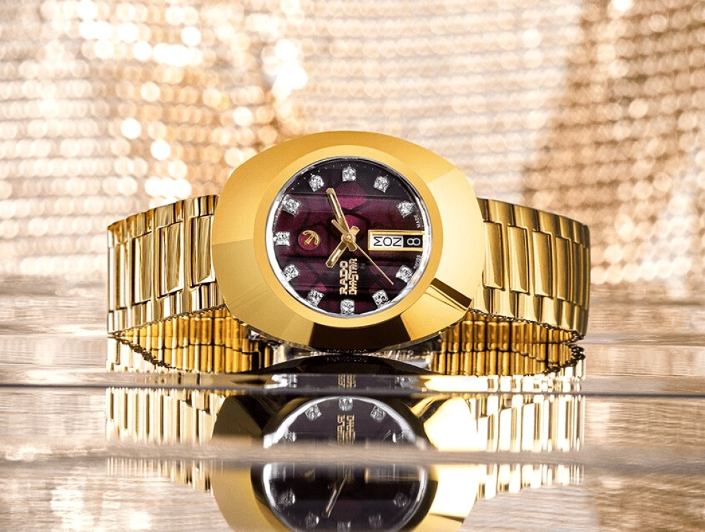Rado,The Original 35mm,35mm,Stainless Steel,Purple,Automatic,Date,Day,R12413573