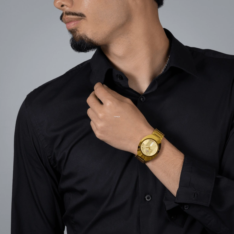 Rado,The Original 38mm,38mm,Stainless Steel,Gold,Automatic,Date,Day,Anti-magnetic,R12161733