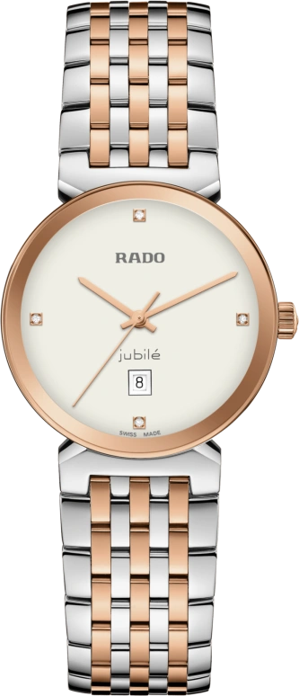 Rado,Florence 30mm,30mm,Stainless Steel,White,Quartz,Day,In-house Caliber,R48913723