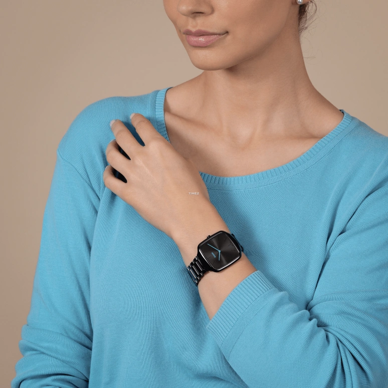 Rado,True Square 37mm,37mm,Ceramic,Black,Quartz,In-house Caliber,Sapphire,Crystal Glass,R27054152