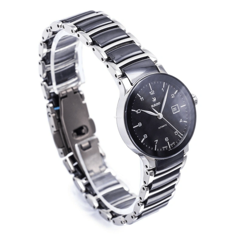 Rado,Centrix 28mm,28mm,Stainless Steel,Black,Automatic,Day,38hours,R30942162