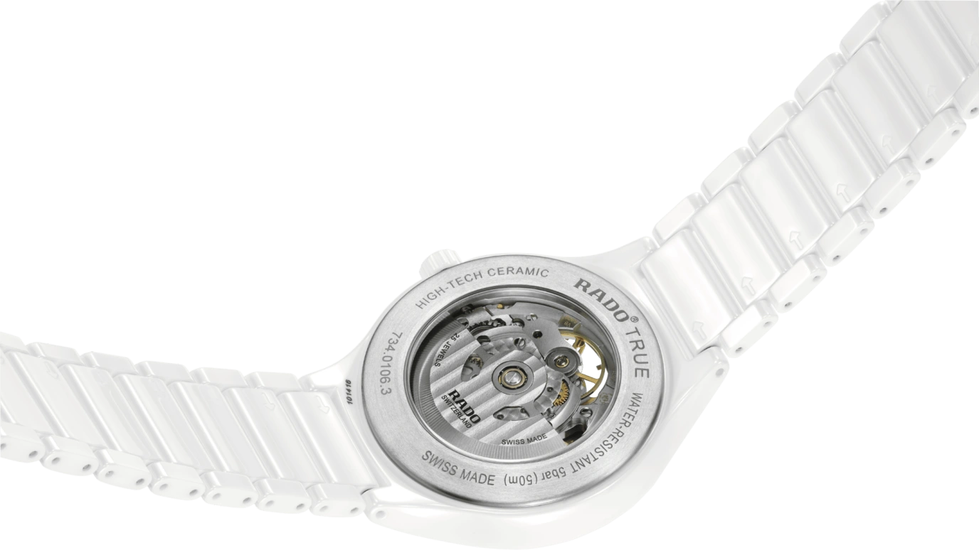 Rado,True Round 40mm,40mm,Ceramic,White,Automatic,80hours,In-house Caliber,R27106922