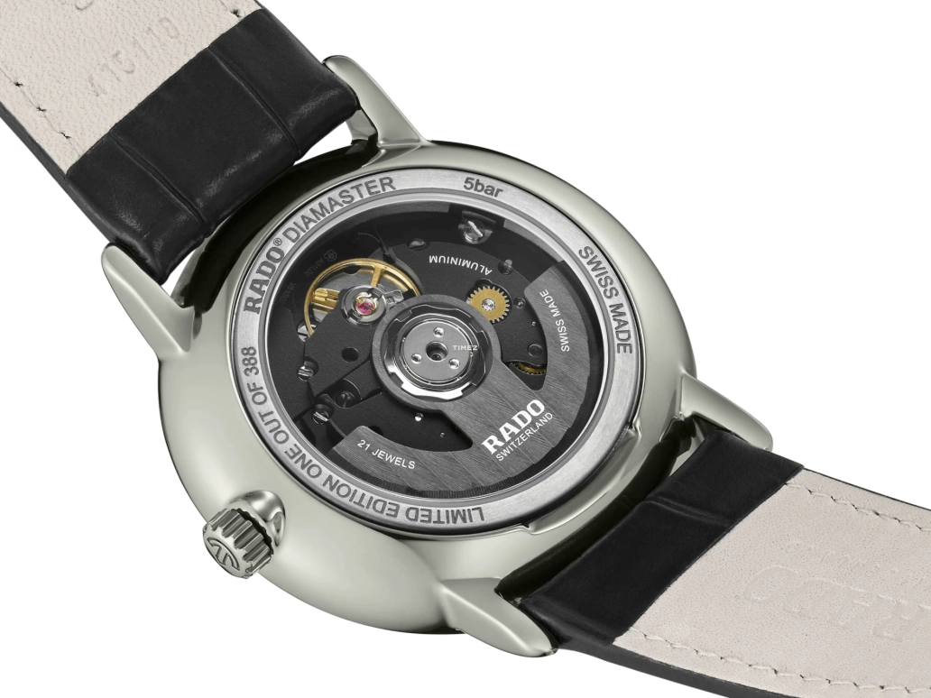 Rado,DiaMaster 41mm,41mm,Ceramos,Black,Automatic,Day,Sapphire,Crystal Glass,R14067176