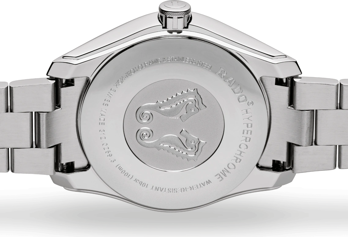 Rado,HyperChrome 44.90mm,44.90mm,Stainless Steel,Blue,Quartz,Day,In-house Caliber,R32502203