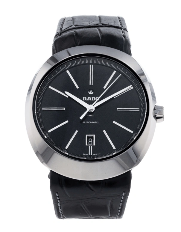 Rado,D-Star 42mm,42mm,Stainless Steel,Black,Automatic,Day,42hours,R15760155
