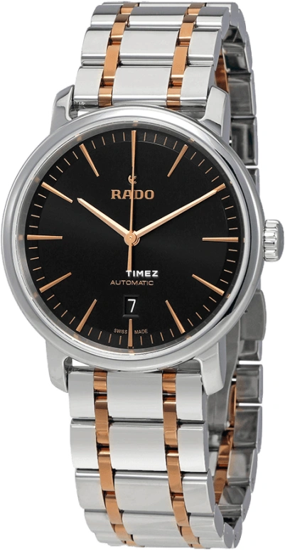 Rado,DiaMaster 41mm,41mm,Stainless Steel,Black,Automatic,Day,42hours,R14077163
