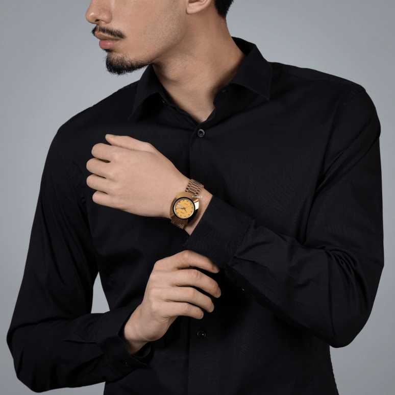 Rado,The Original 35.10mm,35.10mm,Stainless Steel,Gold,Quartz,Date,Day,R12393633