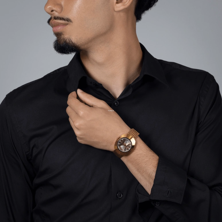 Rado,DiaStar Original 35mm,35mm,Stainless Steel,Brown,Automatic,In-house Caliber,Sapphire,Crystal Glass,R12065303