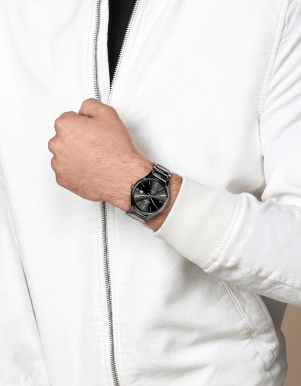 Rado,True Round 40mm,40mm,Ceramic,Black,Automatic,Day,80hours,R27057102