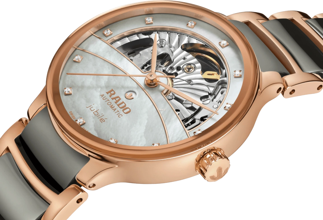 Rado,Centrix 35mm,35mm,Stainless Steel,Silver,Automatic,Anti-magnetic,In-house Caliber,R30029912