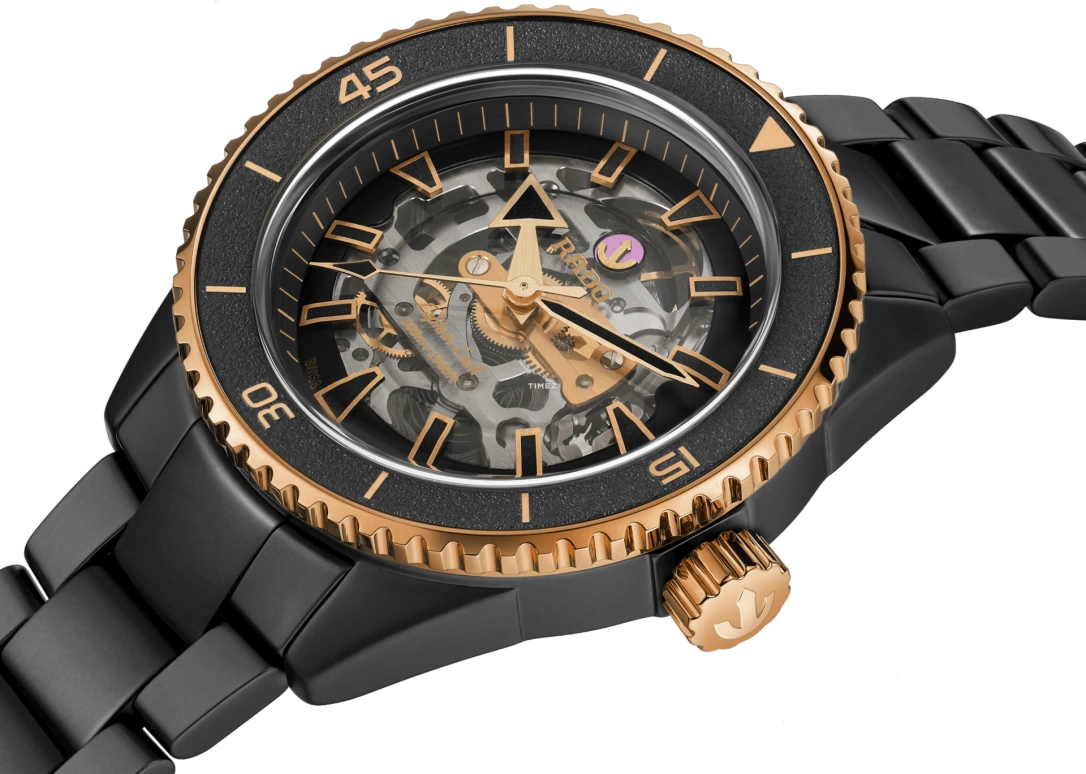 Rado,Captain Cook 43mm,43mm,Ceramic,Transparent,Automatic,Anti-magnetic,80hours,R32192152