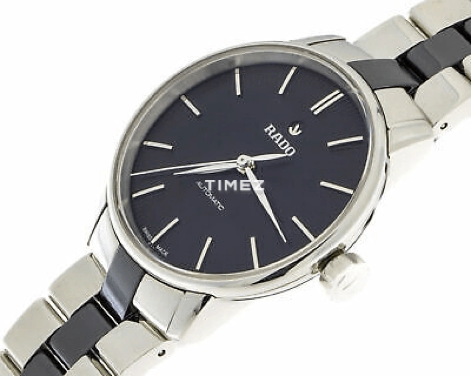 Rado,Coupole 32mm,32mm,Stainless Steel,Black,Automatic,38hours,Sapphire,Crystal Glass,R22862152