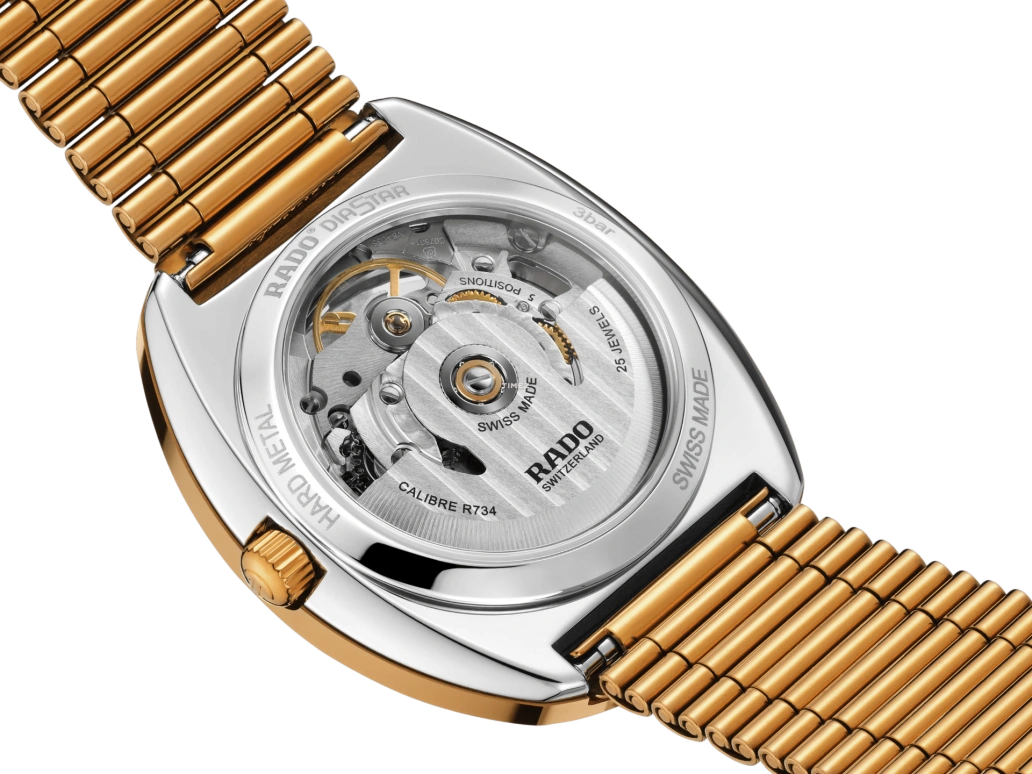 Rado,DiaStar Original 35mm,35mm,Stainless Steel,Brown,Automatic,In-house Caliber,Sapphire,Crystal Glass,R12065303
