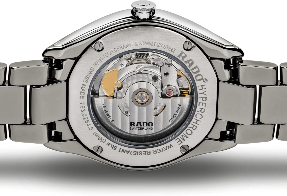 Rado,HyperChrome 42mm,42mm,Ceramic,Grey,Automatic,Day,In-house Caliber,R32254302