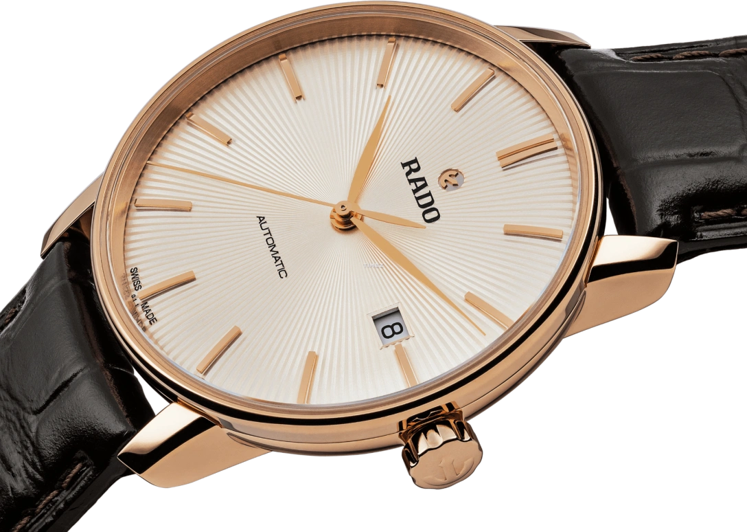 Rado,Coupole 37.70mm,37.70mm,Stainless Steel,White,Automatic,Day,In-house Caliber,R22861115