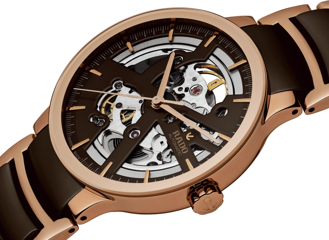 Rado,Centrix 38mm,38mm,Stainless Steel,Automatic,42hours,Sapphire,Crystal Glass,R30181312