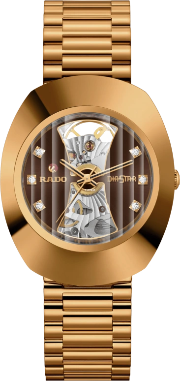 Rado,DiaStar Original 35mm,35mm,Stainless Steel,Brown,Automatic,In-house Caliber,Sapphire,Crystal Glass,R12065303