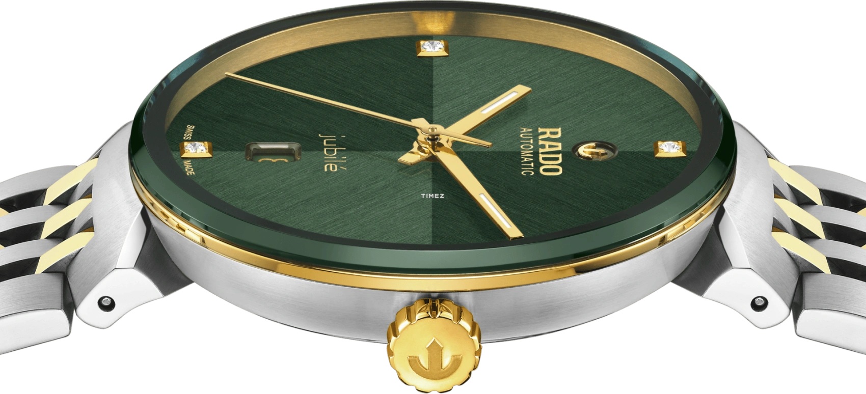 Rado,Florence 39mm,39mm,Stainless Steel,Green,Automatic,Day,Anti-magnetic,R48903723