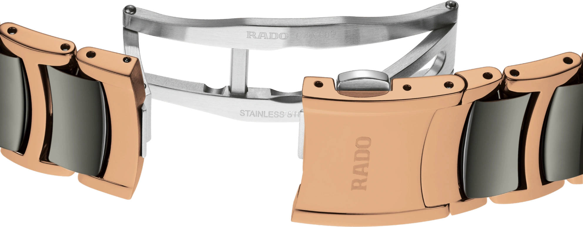 Rado,Centrix 39.50mm,39.50mm,Stainless Steel,Silver,Quartz,Day,Sapphire,Crystal Glass,R30023012