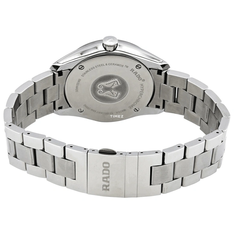 Rado,HyperChrome 40mm,40mm,Stainless Steel,Ceramic,Black,Quartz,Day,Sapphire,Crystal Glass,R32297163