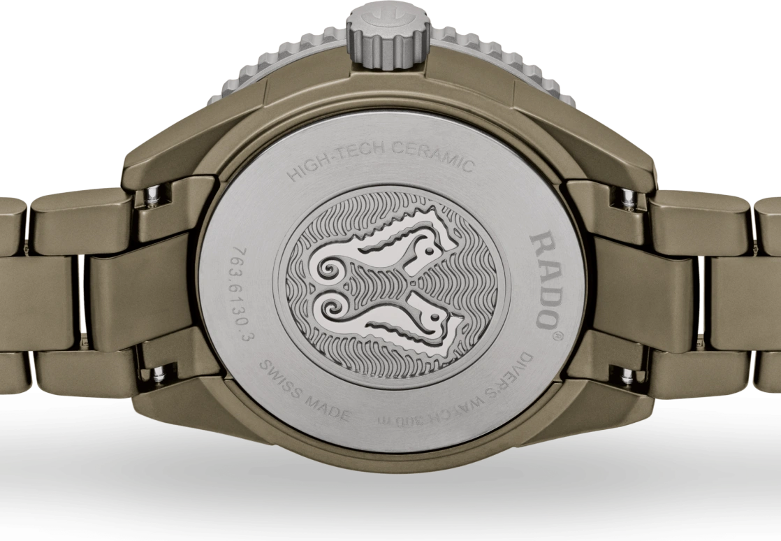 Rado,Captain Cook 43mm,43mm,Ceramic,Olive Green,Automatic,Day,80hours,R32130312