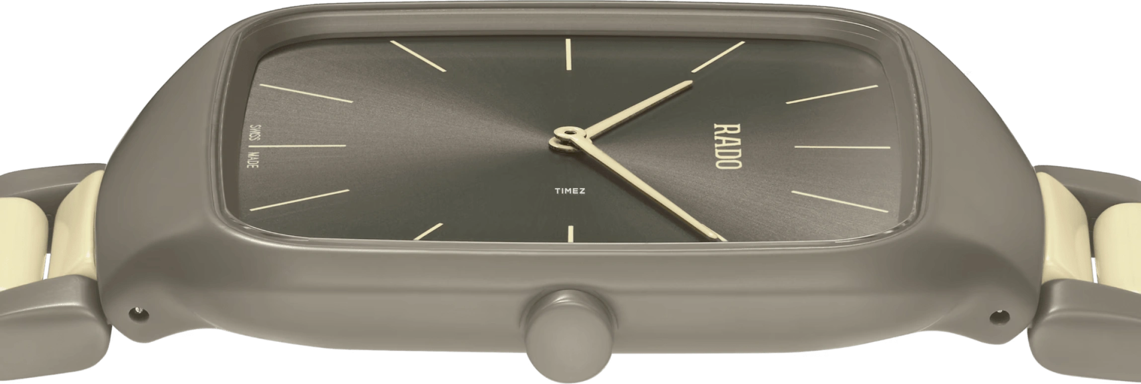 Rado,True Square 37mm,37mm,Ceramic,Green,Quartz,In-house Caliber,Sapphire,Crystal Glass,R27046172