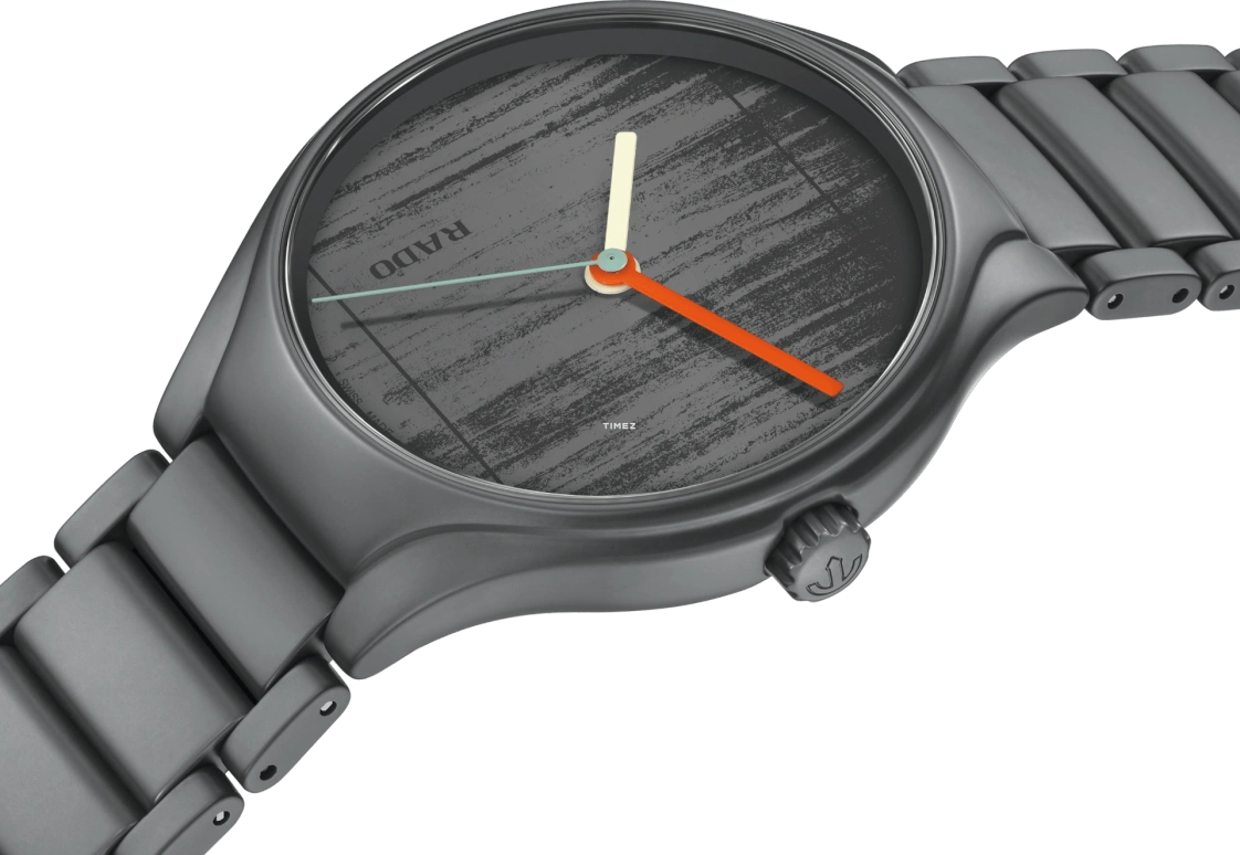 Rado,True Round 40mm,40mm,Ceramic,Grey,Automatic,In-house Caliber,Sapphire,Crystal Glass,R27048162