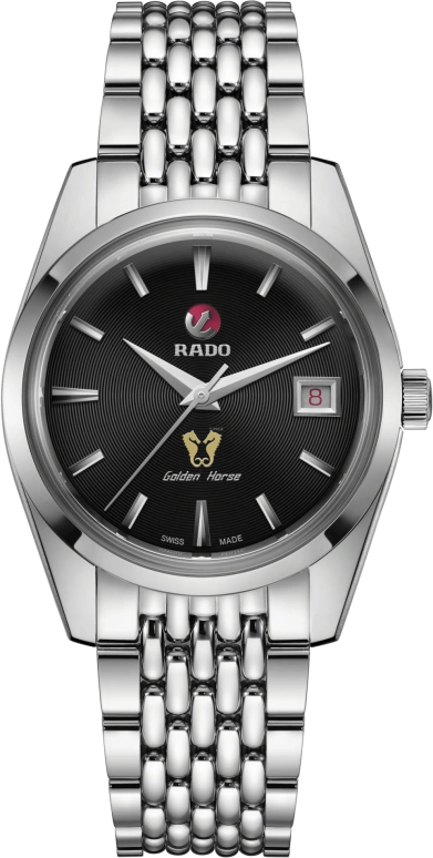 Rado,Tradition 36.50mm,36.50mm,Stainless Steel,Black,Automatic,Day,In-house Caliber,R33930153