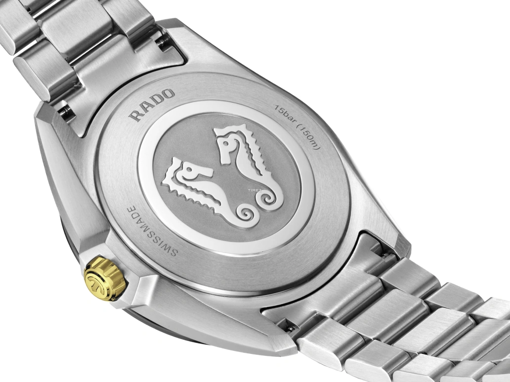 Rado,HyperChrome 41.50mm,41.50mm,Stainless Steel,Ceramic,Black,Quartz,Day,In-house Caliber,R32280153